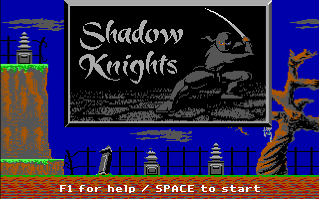 Shadow Knights - DOS Splash Screen